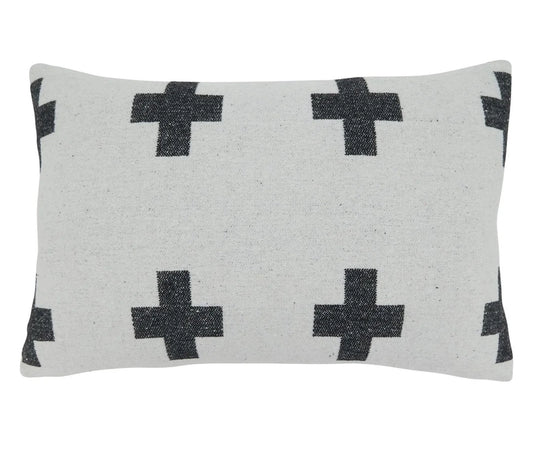 Reversable Swiss Cross Pillow Cover 16x23