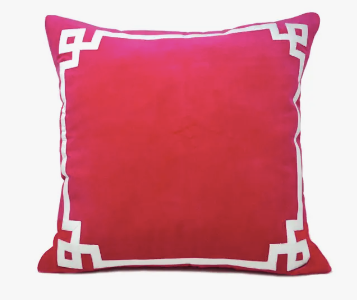 Greek Key Pillow Cover (4 colors )