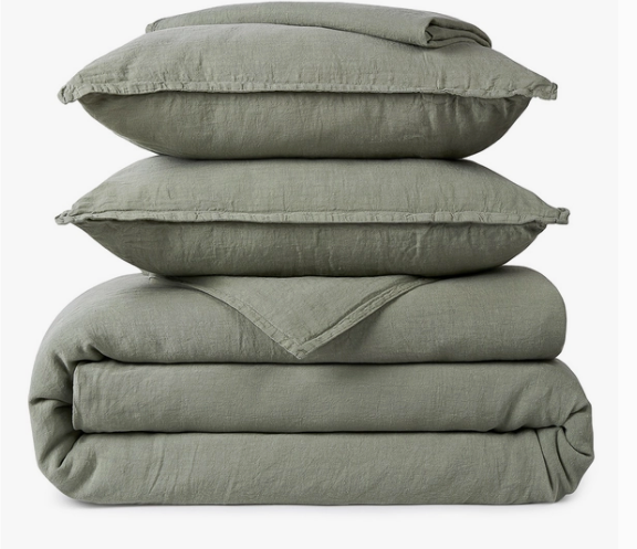 Linen Bedding Set (Duvet Cover, pillowcase set, fitted sheet)