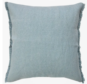 Light Blue Stone Washed Pillow