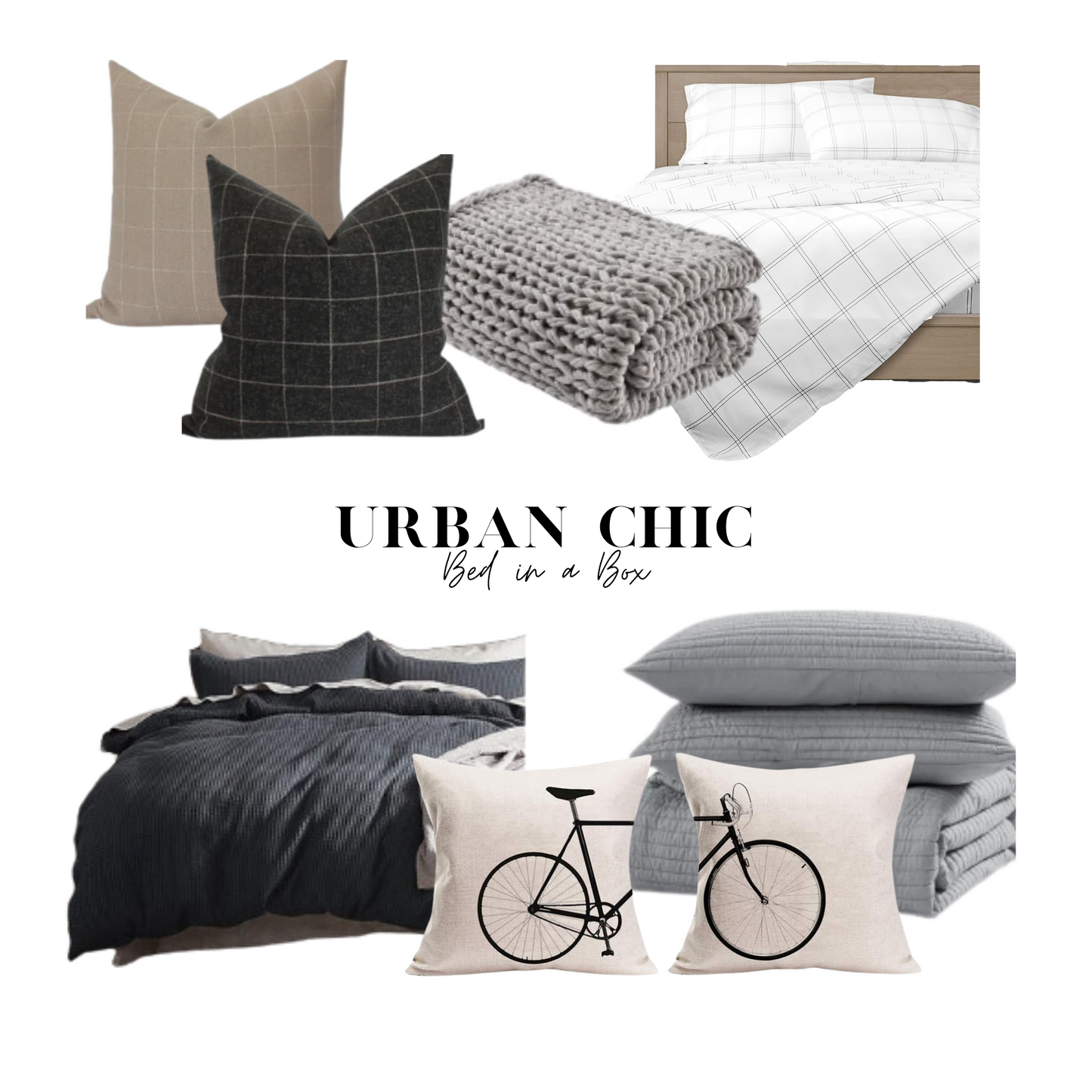Denver Collection (Bed in a Box)- Urban Chic Style