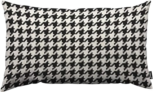 Houndstooth 12x20 pillow